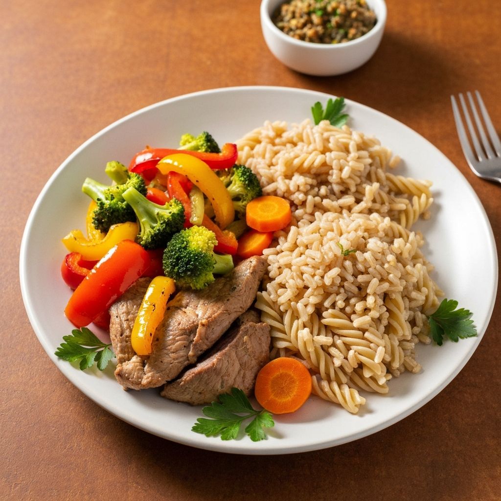 Ausgewogene Mahlzeit